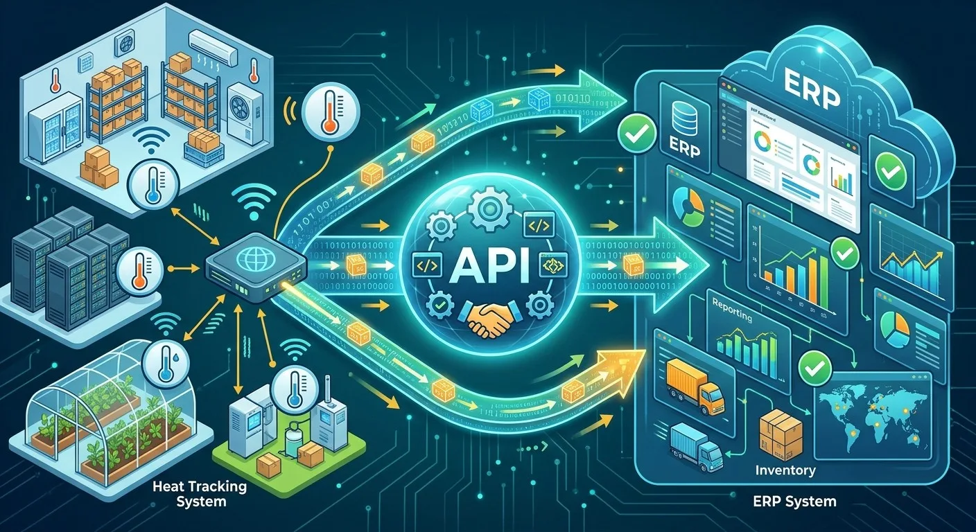 Isı Takip Sistemi API Entegrasyonu: Sıcaklık ve Nem Verilerini ERP Sistemine Aktarın